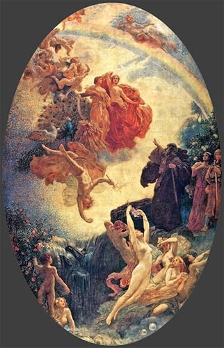Tableau Prospero Herbert Draper Décoration Murale Salon Mur Vide 60x90