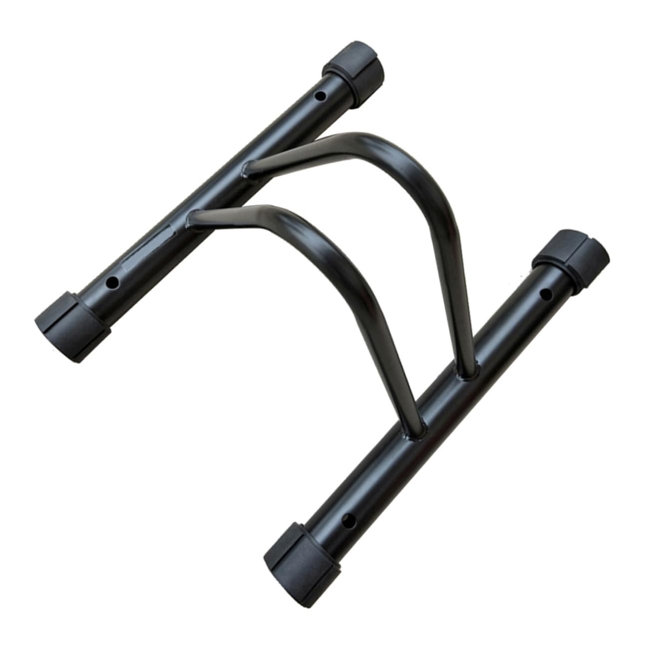 Mikikit Black Floor Bike Parking Rack Bike Storage Stand for Use Lightweight Portable Design Fits Tire for Mountain Road Folding Bikes