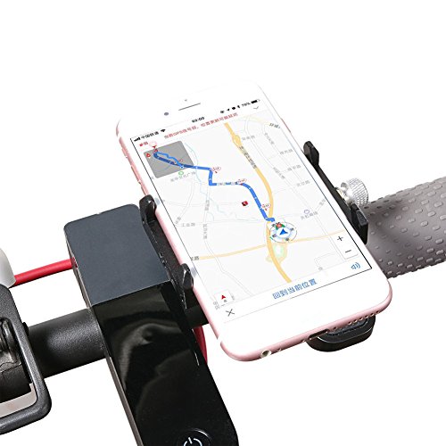 Gub Bicycle & Motorcycle Phone Mount, Aluminum Alloy Universal Bike Handlebar Phone Mount Holder Adjustable Compatible With Iphone X Xr Xs 7S 8 Plus,Compatible With Samsungs9/S8/Note5/4 (Black) #TOP1