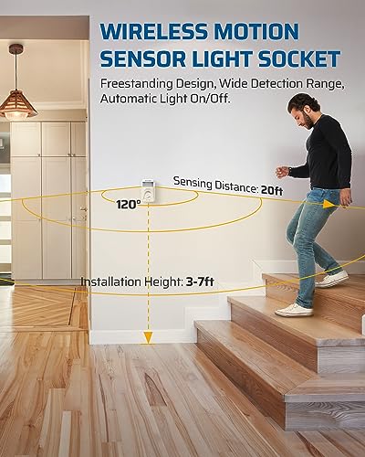 Dewenwils HMSR01S Motion Sensor Light Socket thumb #1
