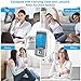 TEC.BEAN 24 Modes Tens Unit Muscle Stimulator, Rechargeable Tens Machine with 8 Electrode Pads (American Gel), Electric Pulse Massager for Pain Relief Therapy(Silver)