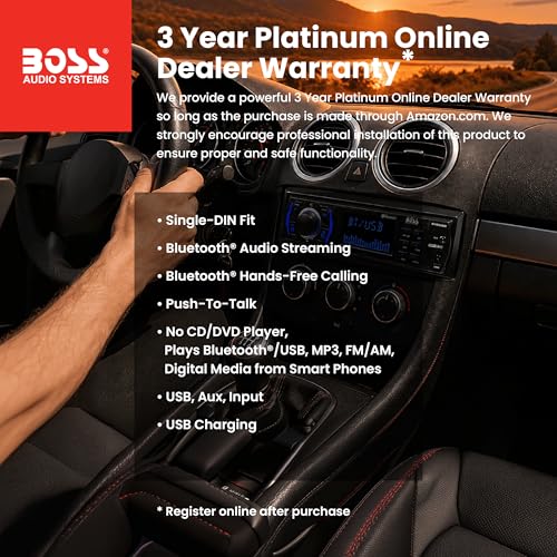 BOSS Audio 616UAB Bluetooth Stereo