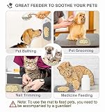 Lesipee Leckmatte Hund, 2 Stück, Schleckmatte Hund mit Silikonspatel und Bürste, Hundespielzeug, Futtermatte für Butter, Joghurt, für Hundebaden, Trainieren, Fellpflege & Klauenpflege, BPA-frei