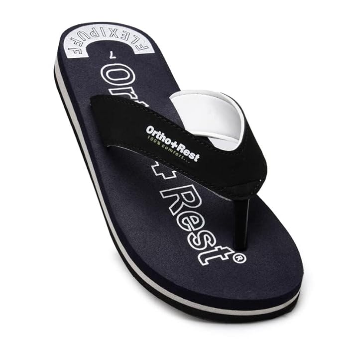 Buy Ortho + Rest Men Slipper Orthopedic Super Soft, Lightweight and Comfortable Flip Flops for Home Daily Use at Rs. 289