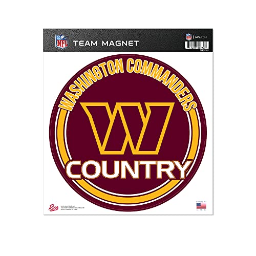 Rico Industries NFL Washington Commanders 8" Round Magnet