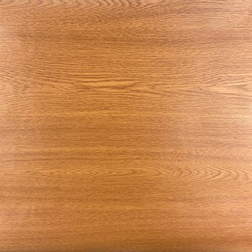 Teemall 15.6Inch By 79Inch Brown Wood Grain Waterproof Self Adhesive Shelf Liner Dresser Drawer Cabinet Sticker （Brown Winged Wood） #TOP1