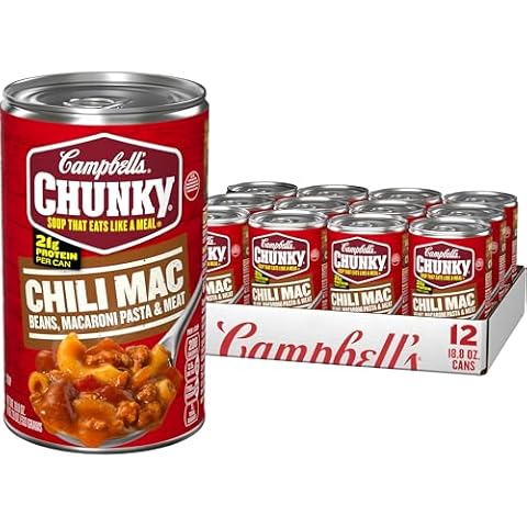 Campbell's Chunky Soup, Chili Mac, 18.8 Ounce Can (Case Of 12) Cover