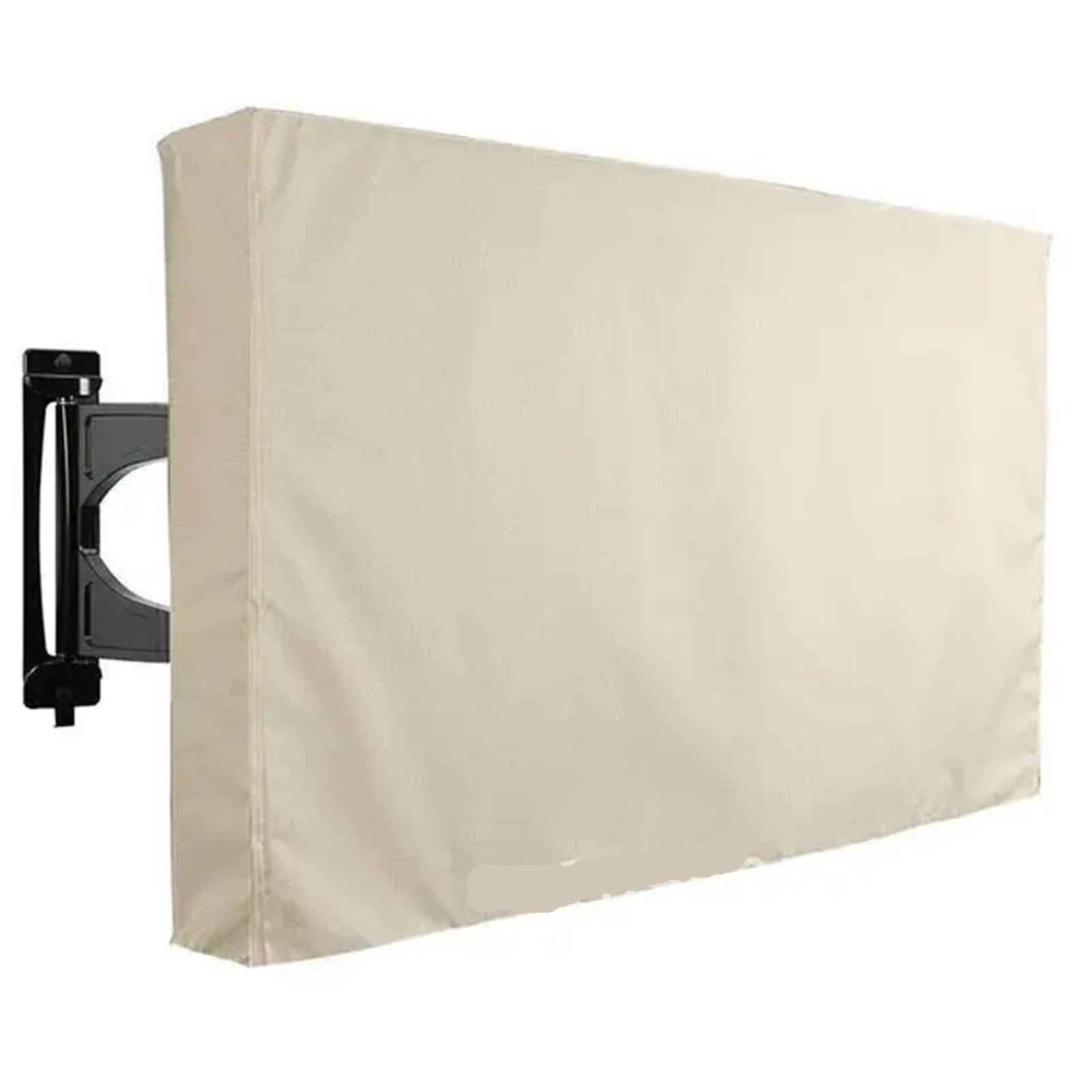 GSJNHY Tv Covers TV Cover For 22 55 Inch LCD Dust-proof Weatherproof Waterproof Microfiber Outdoor Protect Cloth Screen for home(Beige,50-52 inch)
