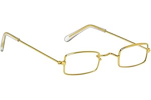 Loftus International Novelty Granny Rectangle Clear Frame Glasses