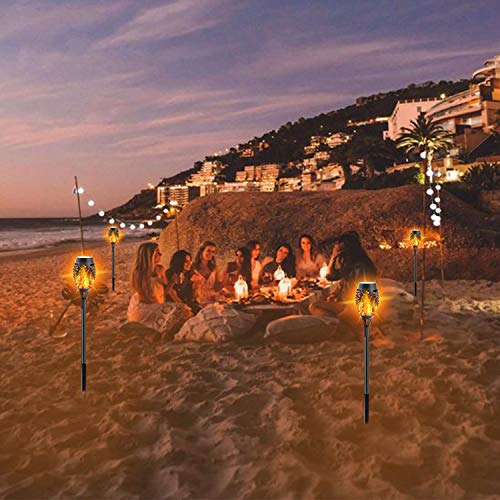Kaq Solar Lights Outdoor Decorative, Upgraded Solar Torch Light With Flickering Flame, Waterproof Landscape Lighting For Patio Pathway Garden - Dusk To Dawn Auto On/Off #TOP7