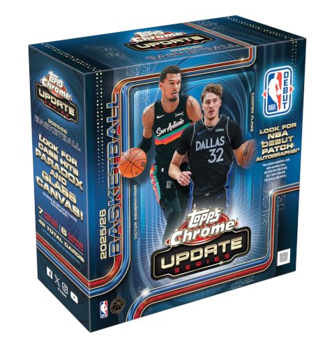 2025-26 Topps Chrome Updates Basketball - Factory Sealed - Mega Box