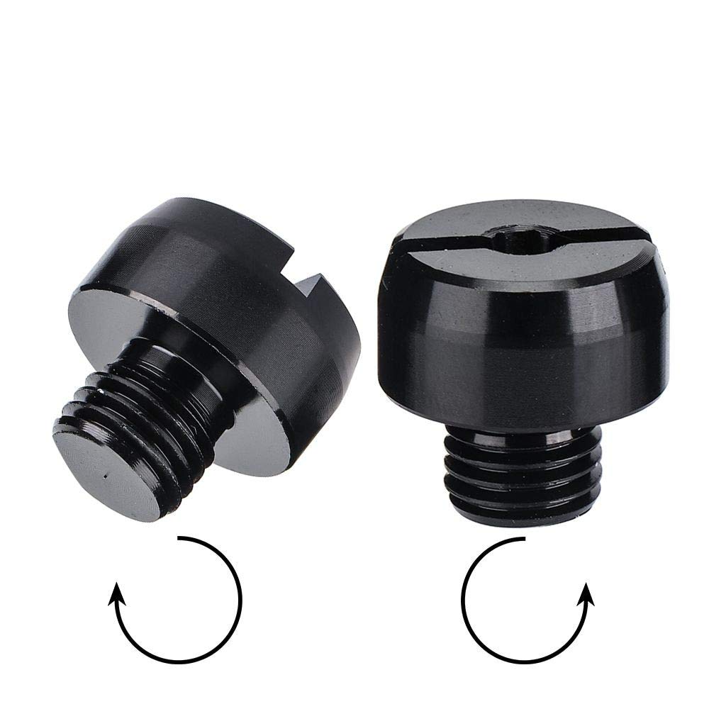 AjaxStoreMotorcycle Mirror Hole Plug Screw Aluminum 8mm 10mm 1.25 For Honda For Yamaha For BMW Universal Motorcycle Accessories