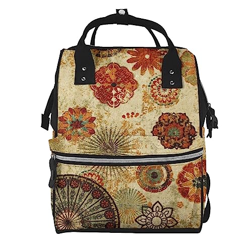 Sac à dos à langer grand format anti-panique noir pour ranger toutes les affaires