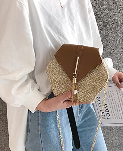 Crossbody Bags For Women Tassel Small Straw Beach Bag Satchel Bag Shoulder Bag Hobo Bags Purses Tote Handbag 2023 #TOP3