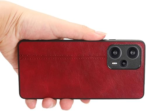Miniatura 5 de Funda de teléfono para Xiaomi Poco F5, funda para Xiaomi Poco F5 Funda protectora de cuero PU estilo vaca, cubierta antideslizante a prueba de