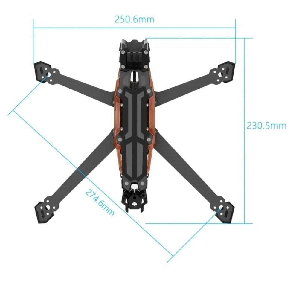 1 Uds Marco 5 6 Pulgadas RC Reemplazo Apto for D5 O4 Pro(Vapor-D5 O4)