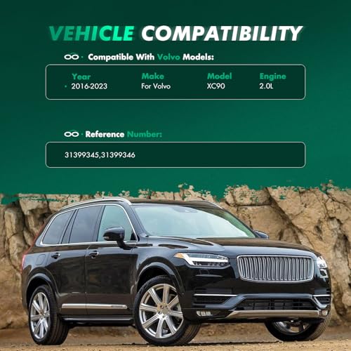 Image of SCITOO Mud Flaps 4PCS suitable for Volvo XC90 2016-2023 front & rear mud flaps splash guard set
