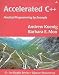 Accelerated C++: Practical Programming by Example