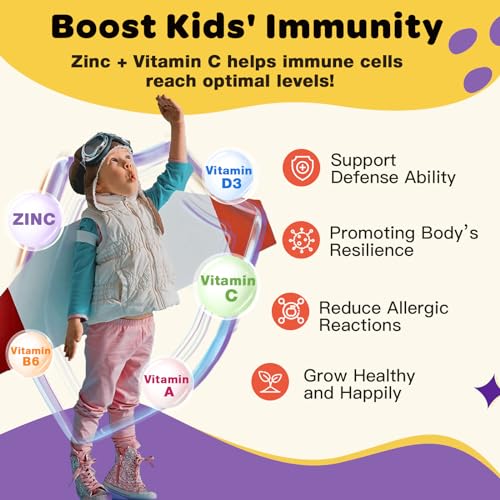 ZEBORA Kids Probiotic Chewables, Strawberry, 75 Count (75 Servings) - Image 5