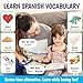 Gufino Spanish Learning for Kids: ABC Learning for Toddlers, Busy Book, Speech Therapy, Alphabet Sound Book, Preschool Learning Activities, Letter Tracing, English & Spanish, Learn Spanish for Kids