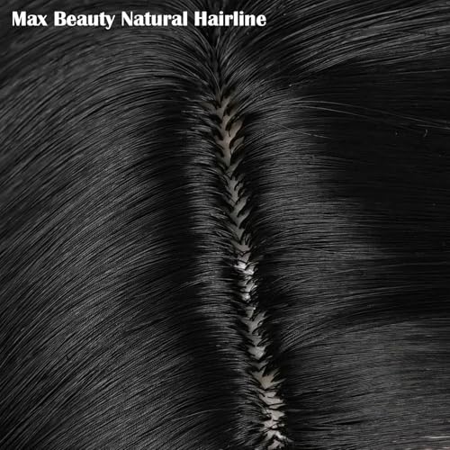 Image of LABEAUTE Nezuko Cosplay Wig for Anime Black Orange Wig, Women Adult Long Halloween Character Costume Wigs Cosplay Clothes for Demon Slayer