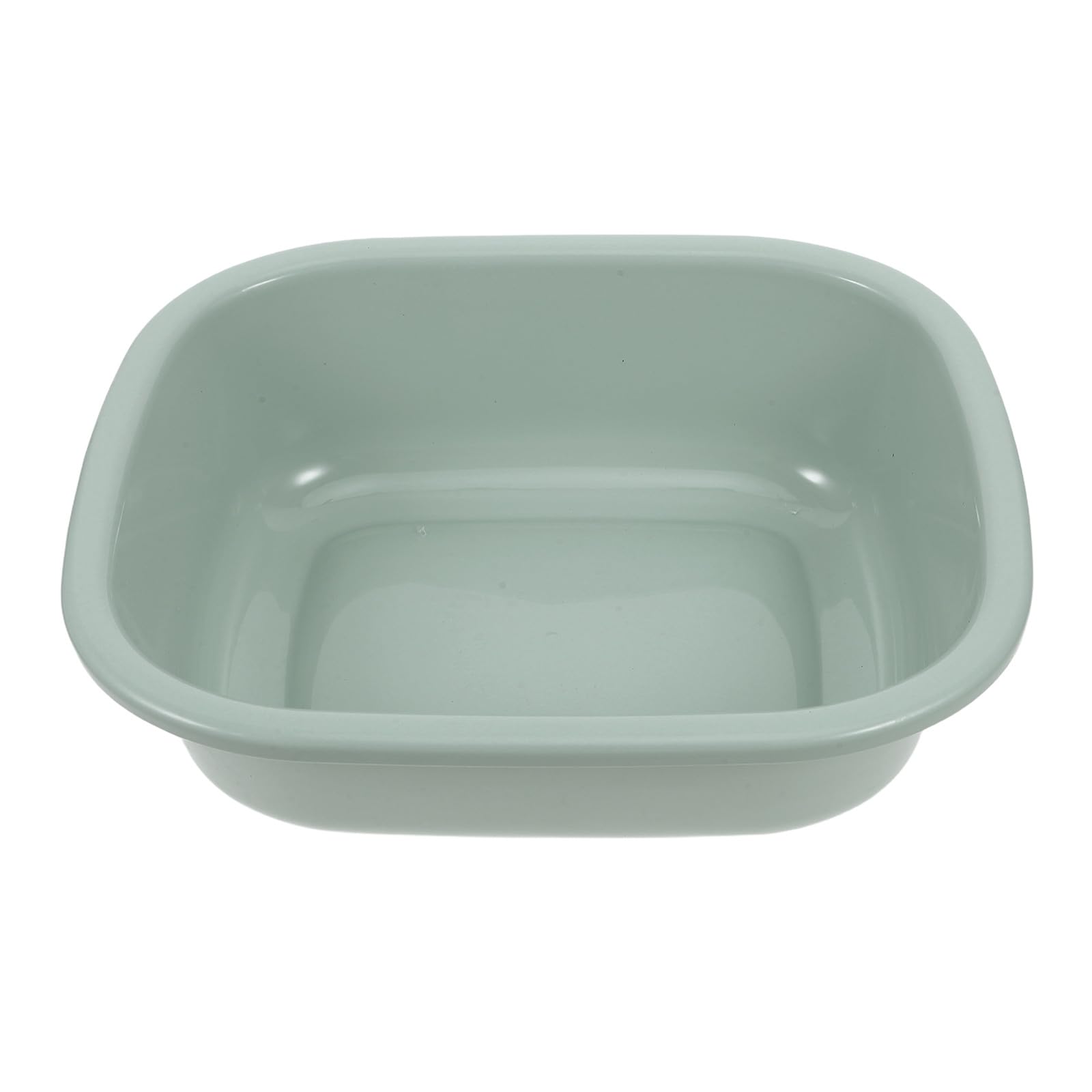 SEWACC Lavabo de plástico, cuenco rectangular grueso para lavar el cabello, remojo de pies, lavandería, uso en el hogar y baño
