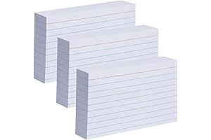 Ruled Index Cards: The Powerhouse for Note-Taking and Learning