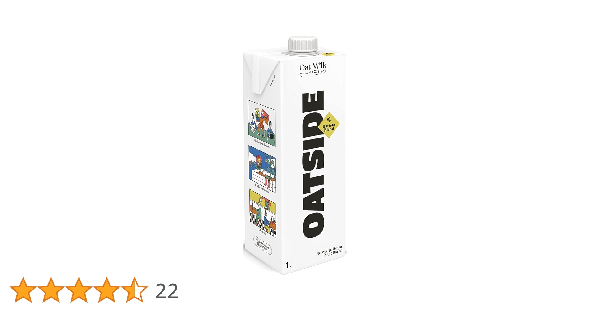 Amazon.co.jp: OATSIDE オーツミルク バリスタブレンド 1000ml×6