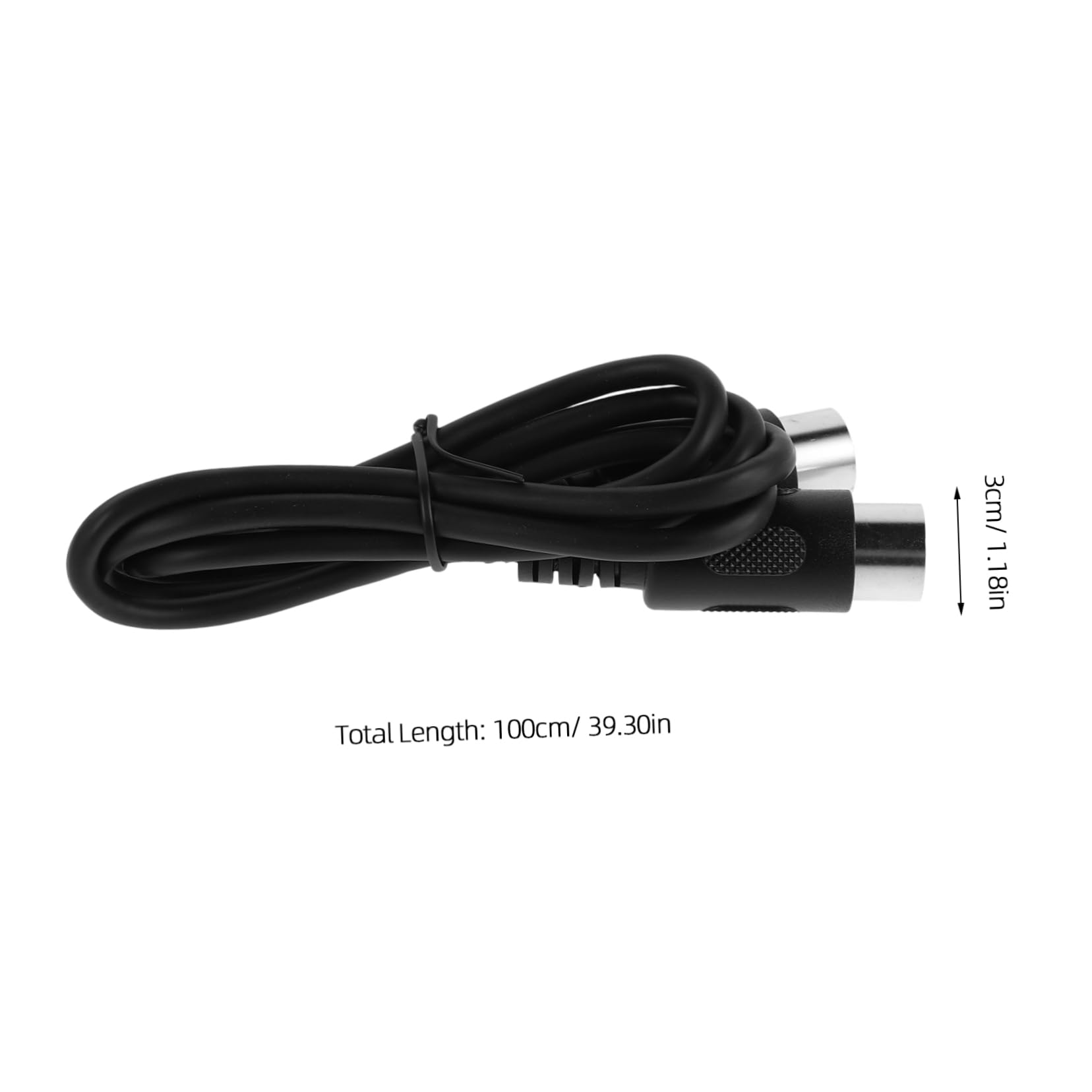 Wakauto Midi Extension Wire Midi Cable for Piano Keyboard Electric Drum and Synthesizer Built for Durability Easy to Connect