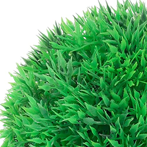 Lot de 4 boules de buis artificielles de 12 cm pour décoration d'intérieur et de jardin