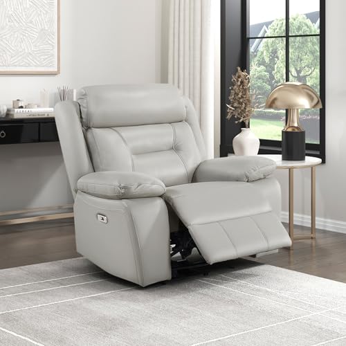 Lexicon Leather Recliner with USB Wall Hugger