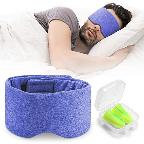 Handmade Cotton Sleep Mask - Nose Wing Design Sleeping Eye Mask Comfortable