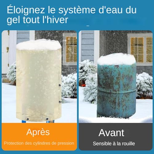 Pompe de puits protégée du gel grâce au couvercle isolé extérieur rond - 5