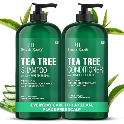 Botanic Hearth Tea Tree Shampoo and Conditioner...