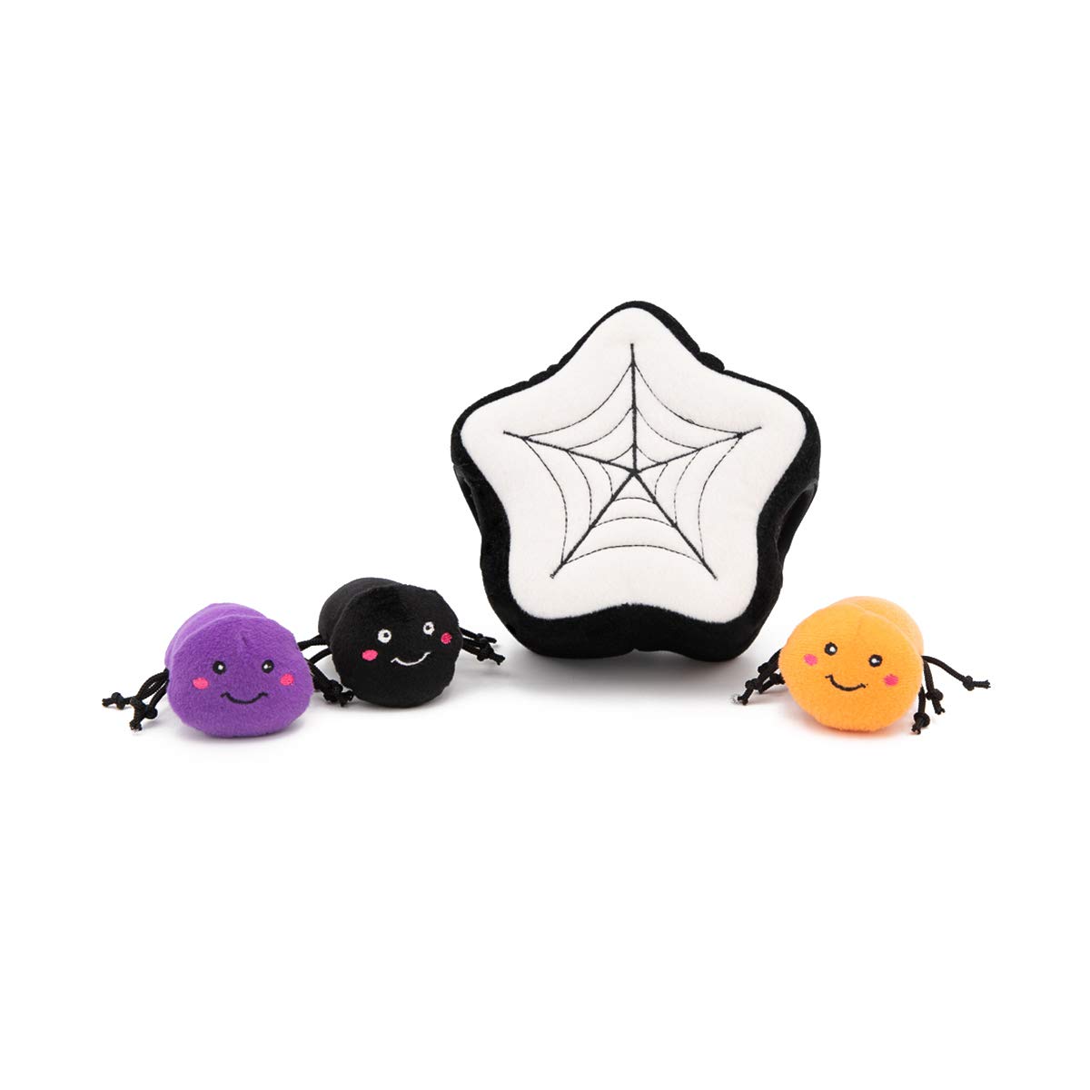 ZippyPaws Halloween Spider Burrow Dog Toys -2