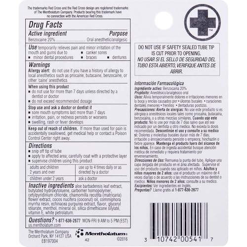 Image of Red Cross Canker Sore Medication - 0.25 Oz (Packaging May Vary)