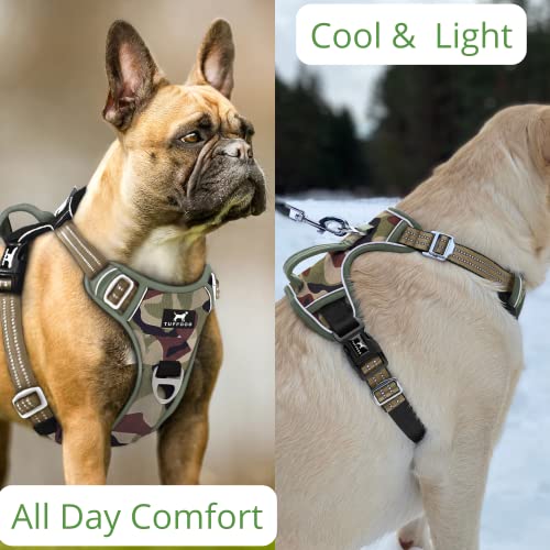 TUFFDOG Easy-Fit Dog Harness Large, Fast Release Neck Clip, Premium Padded Reflective No Pull Harness with Control Handle - Image 4