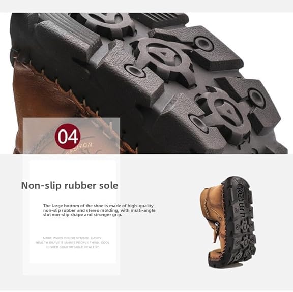 Matufit Shoes for Men, Matufit Orthopedic Loafers, Men's Genuine Leather Waterproof Non-Slip Fashionable Orthopedic Shoe4