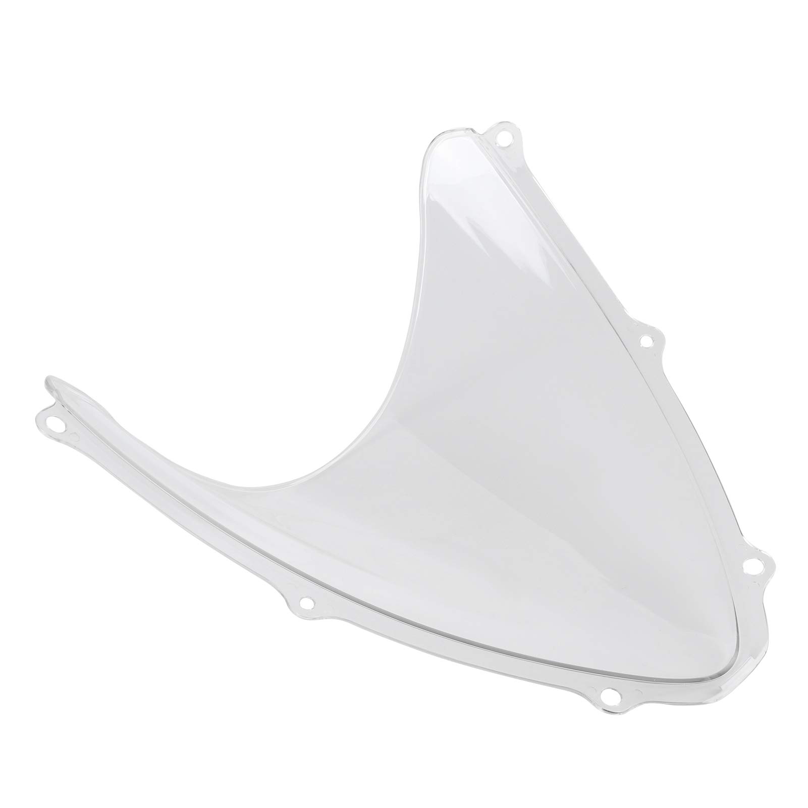 RiToEasysports Parabrezza per Moto PC Parabrezza per X 340 Mm Deflettore d'aria Riduce il Rumore della Polvere del Facile da Installare per Motociclisti GSXR 600 750 K6 2006 2007 (chiaro)