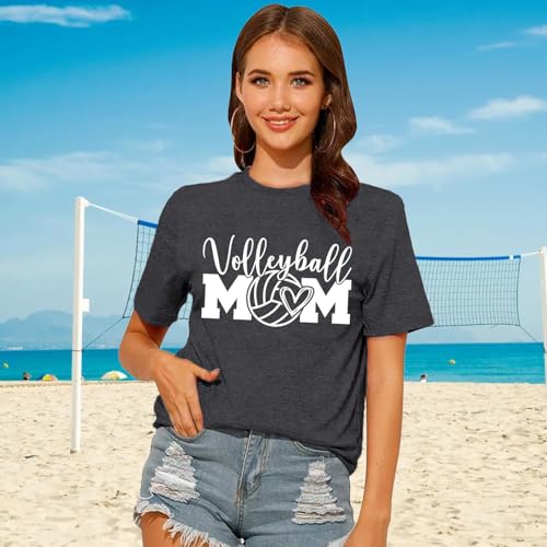 Womens Baseball Mom Shirts Baseball Heart T-Shirt Funny Game Day Tee Tops2