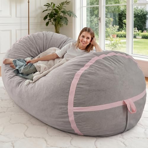 Image of 5FT Bean Bag Chair 5'Giant Bean Bag Chairs with Adults, Large Beanbag Chair
