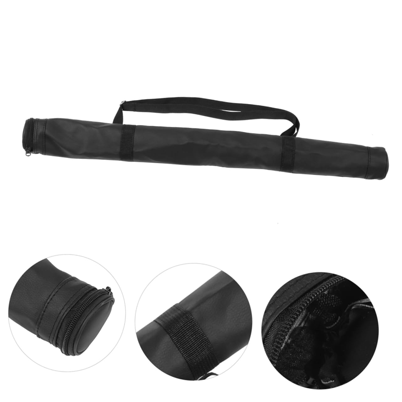Toyvian Bolsa para Bate de Béisbol Ligera de Tela Oxford Negra Diseño Versátil y Cómoda, Adecuado para Atletas en Movimiento Que Necesitan Transportar Bates 32 Pulgadas
