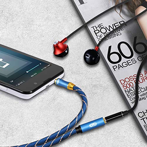 Aux Extension Cable,Emk 3.5Mm Audio Extension Cable Male To Female[24K Gold-Plated,Hi-Fi Sound] Nylon-Braided Stereo Audio Extension Cord For Smartphone,Tablets,Mp3 Players (10Ft/3M) #TOP3