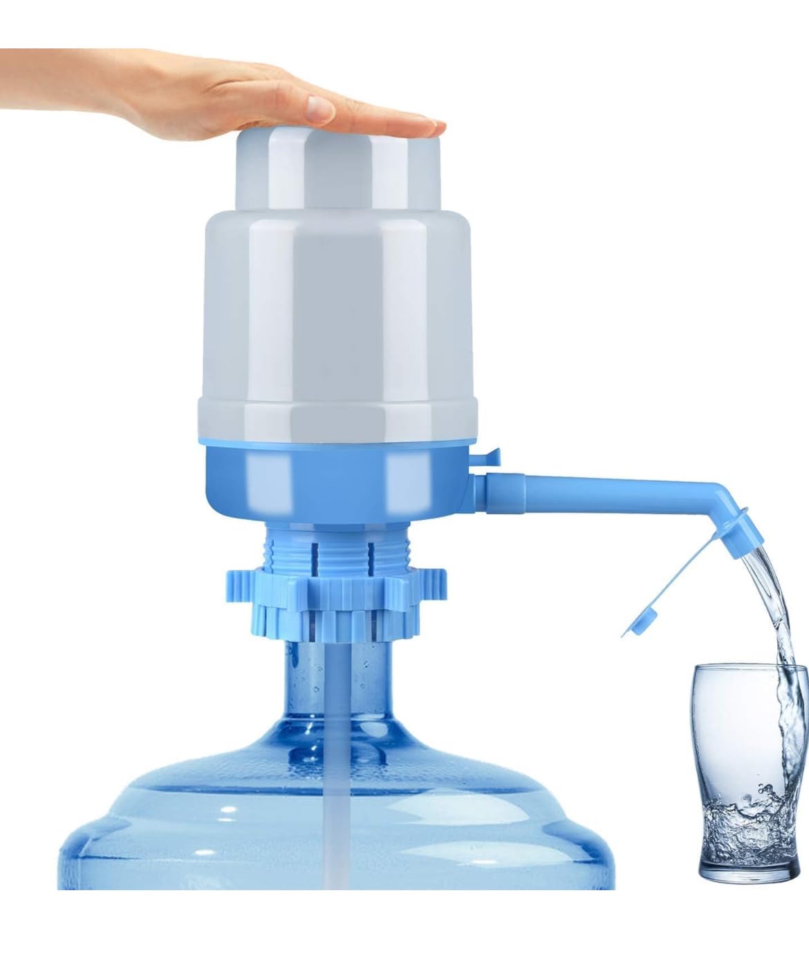 Lai Lai Manual Hand Press Water Dispenser Pump 20 Litre Bottles Portable Water Pump for Home Office Schools and Camping, Hassle Free, Easy to Clean (B0D7WSTH21) Amazon Price History, Amazon Price Tracker