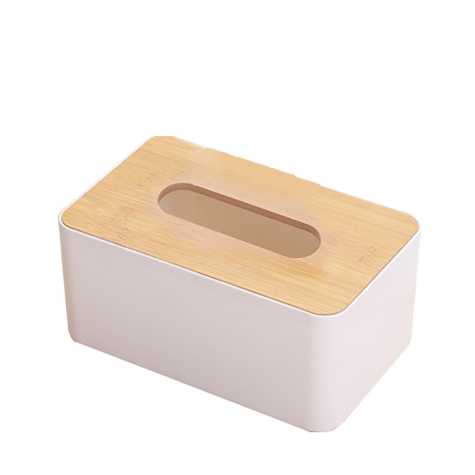 1pc Rectangle Shape Wooden Cover Plastic Tissue Box Holder Paper Napkin Holder Case Tissue Holder Dispenser Organizer-image-44