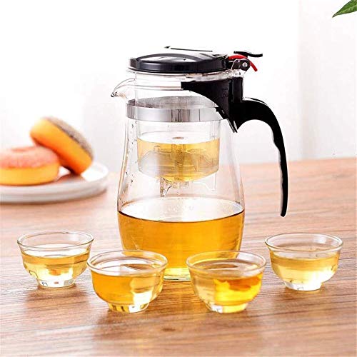 Buy Radhikas Fine Teas and Whatnots Glass Push Kettle, Borosilicate