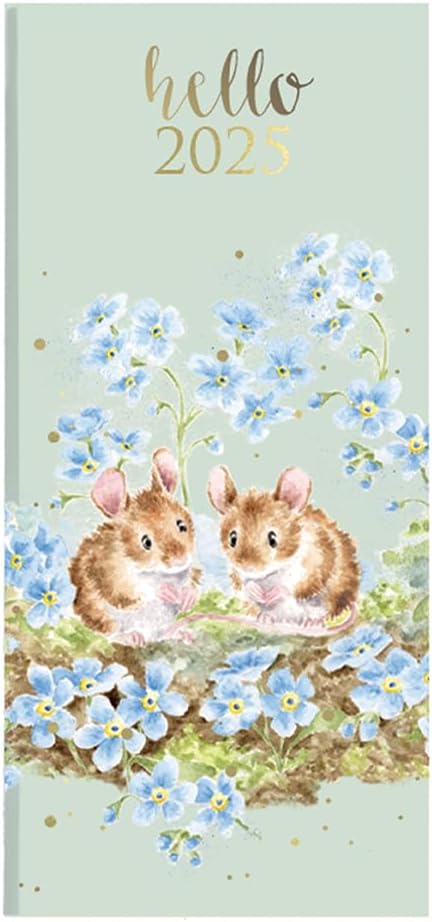 Wrendale Designsby Hannah Dale - 2025 Slim Diary - 166mm by 83mm