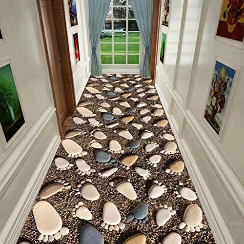Alfombras de pasillo largo con diseño de playa 3D para dar vida a la entrada de su hogar 3