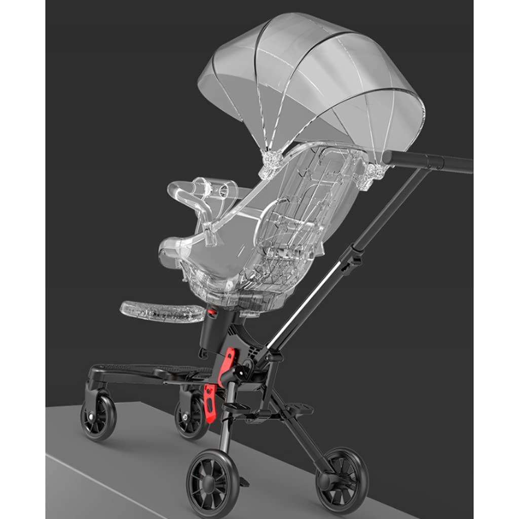Passeggino Passeggino Pieghevole per Bambini per Esplorare di più in Famiglia, tettuccio Parasole, Passeggino Comodo, Compatibile con Il Sistema di Viaggio Comfort e Sicurezza