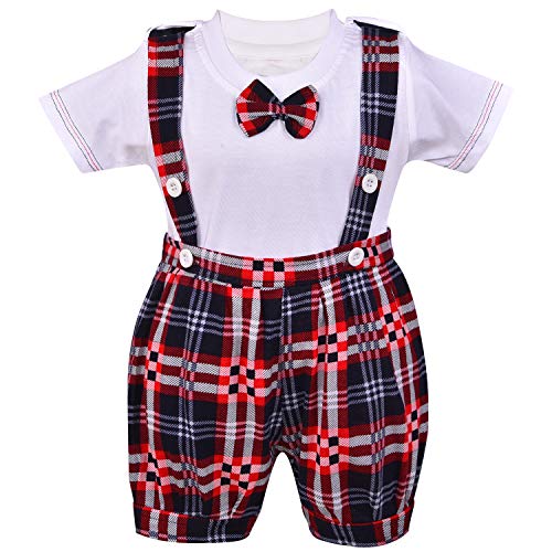 Image of Wish Karo Baby Boys Dungaree Dress for Baby Boys and Girls-(bt13)